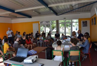 Conseil des enfants pour la mer de l'AME Simone Veil à La Rochelle