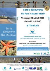 Sortie découverte du Parc naturel marin depuis l'île d'Aix
