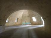 Grande salle du bastion sud du Fort Liédot - Ile d'Aix